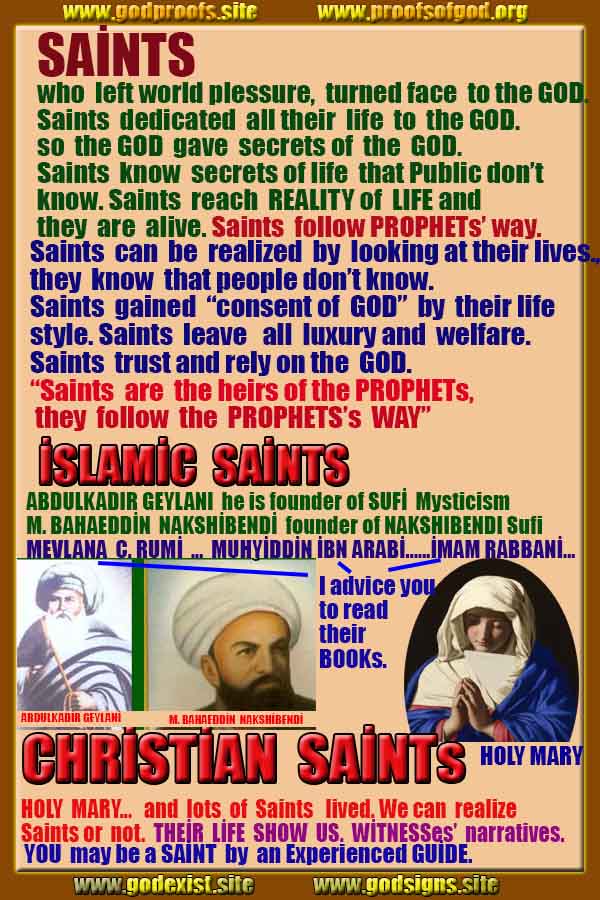 Evidences and Proofs of God