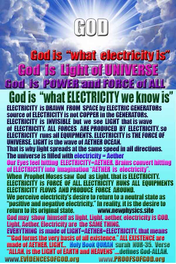 Evidences and Proofs of God