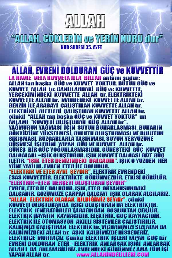 Allahın Delilleri ve ispatı