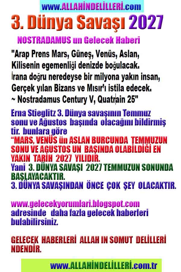 Allahın Delilleri ve ispatı